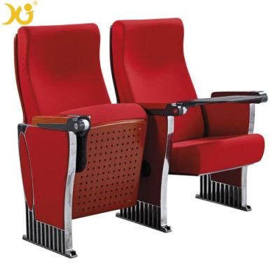 Factory Customized Auditorium School Conference Room Lecture Hall Seating Chairs with Folding Tablet