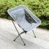 Portable Folding Chair Ultra Light Aluminum Alloy Folding Moon Chair Camping Beach Sketch Fishing Chair