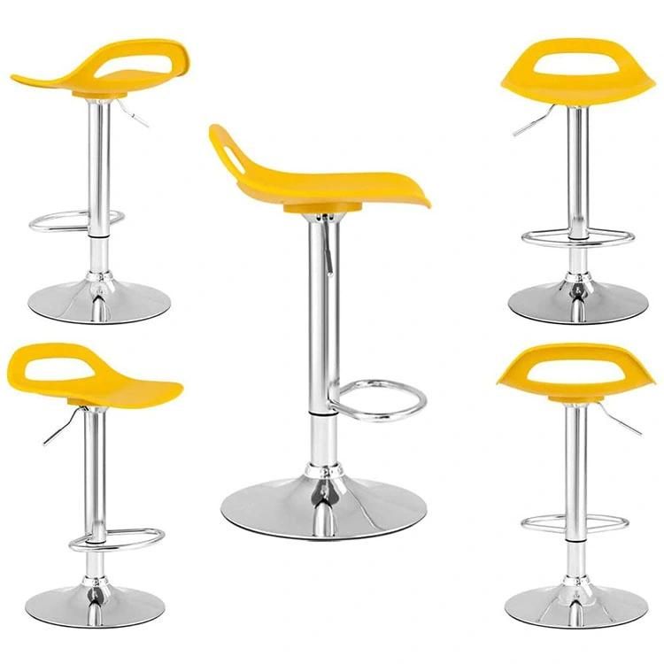 High Quality Bar Furniture Modern Luxury Popular High Quality Chairs PU/Leather Bar Stool Colorful Swivel High Bar Chair