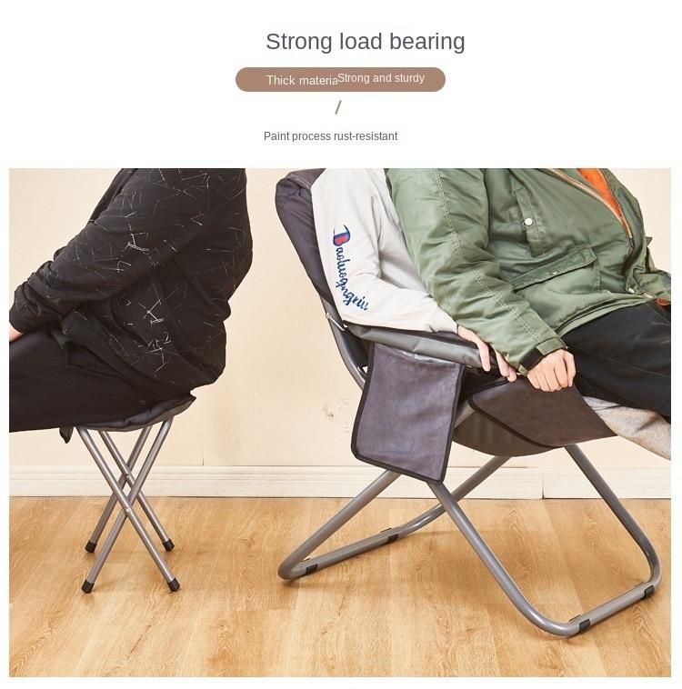 Office Simple Cloth Chair Lazy Sofa Chair Foldable Living Room Single Sofa Chair Leisure Chair Spot Supply