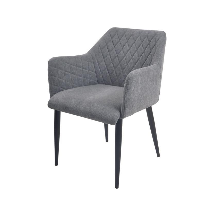 Hot Sale Modern Leisure Fabric Cheap Modern Dining Chairs with Ottoman