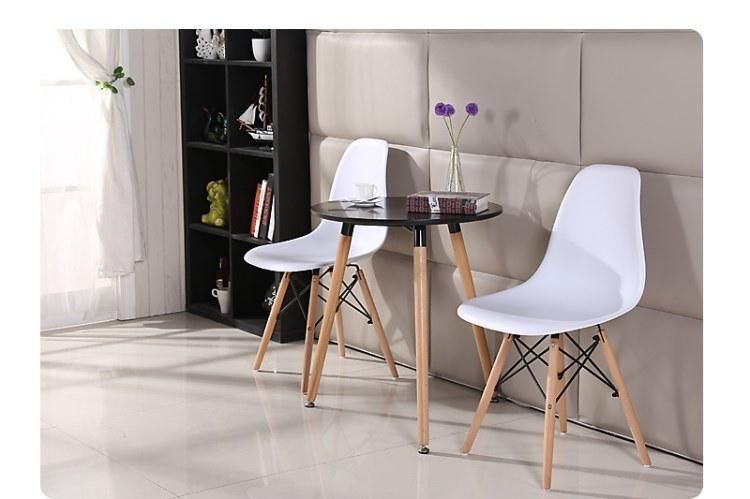 2021 Sillas Y Mesas Rustic Italian 3 Legged Round White Wood Home Side Leisure Table for Dining