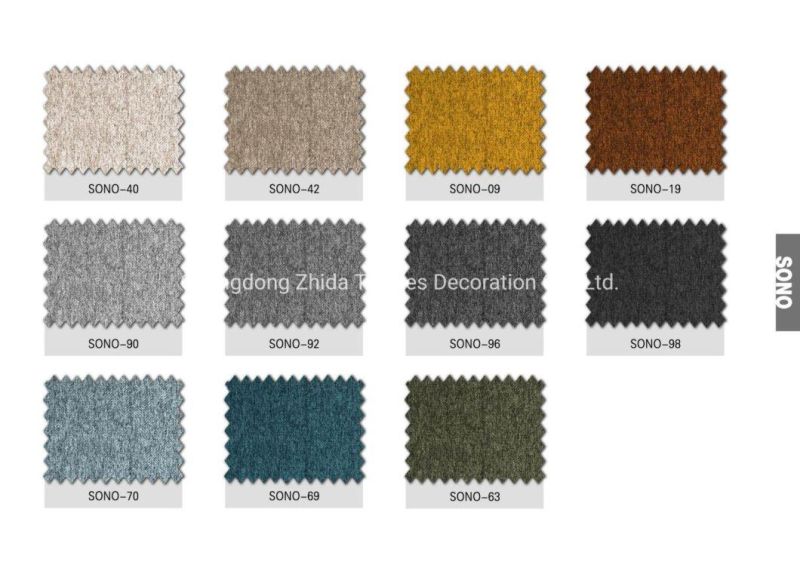 Zhida Texitle Upholstery Cashmere-Like Velvet Sofa Covering Upholstery Fabric