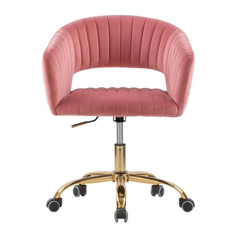 Nordic Modern Plastic Computer Office Negotiation Swivel Chair Light Luxury Creative Dining Chair Personality Designer Leisure Chair