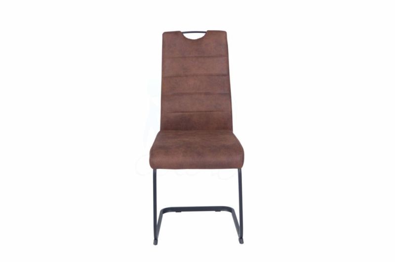 Modern Style Restaurant Dining Chair Dining Chair Metal Leg Velvet Fabric