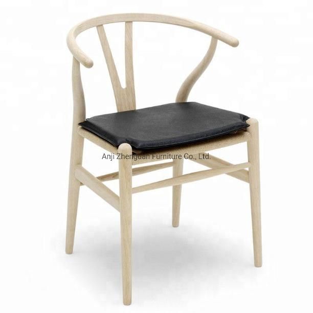 Hot Selling Wishbone Wood Home Rattan Garden Furniture Dining Chair  (ZG16-012)