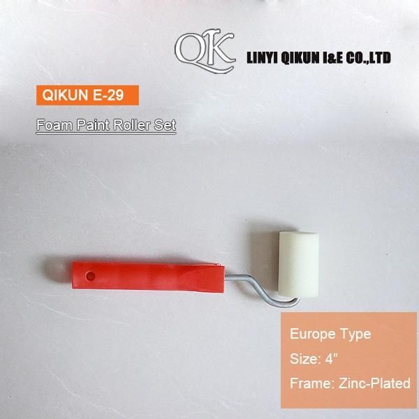 E-23 Hardware Decorate Paint Hand Tools Acrylic Fabric Paint Roller Single Flat Cap Foam Roller