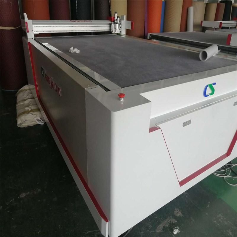 China Jinan CNC Oscillating Tangential Knife Cutting Machine Plotter with Textile Fabric Cloth Machine