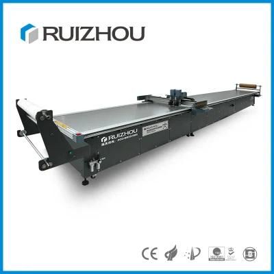 Auto Feeding System Automatic Blade Cutter Garment Fabric Cloth No Laser Cutting Machine