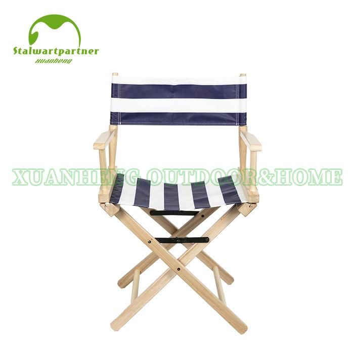 Portable Folding Canvas Wooden Director Chair Outdoor Chair