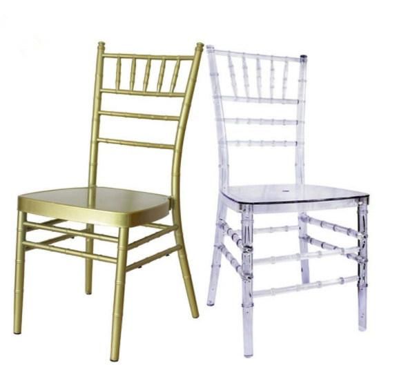 Luxury Metal Gold Chiavari Wedding Party Hotel Banquet Tiffany Chair