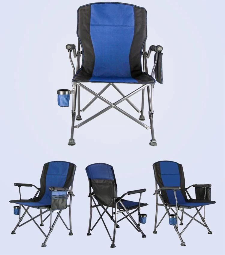 Sitting and Lying 600d Fabric Portable and Stowable Metal Party Chairs Folding Chaise Pliante Kerusi Lipat with Carry Bag