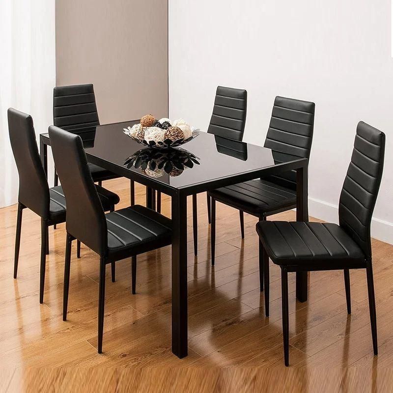 Best Selling Dining Room Furniture MDF Solid Wood Wooden Carved Dining Table Set