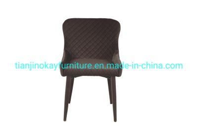 Good Quality of Velvet Fabric Modern Style Dining Chair