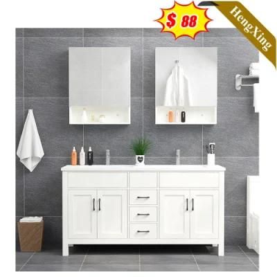 Chinese Supplier Home Bathroom Furniture Basin Modern Storage MDF Bathroom Vanity Cabinet Wash Basin (UL-9NE1370)