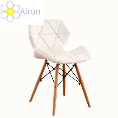 Wooden Legs PU Leather Fabric Dining Chairs Dining Chair Made in China