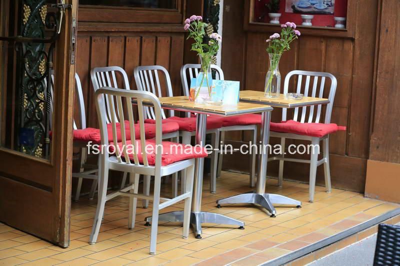 Alaska Patio Outdoor Garden Cast Aluminum Hotel Restaurant Chair