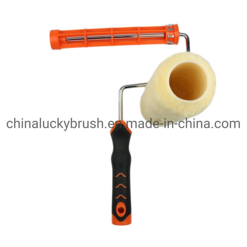 Knitted Polyester Fabric Complete Paint Roller Brush (YY-SJPR007)