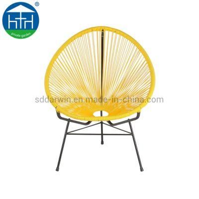 fashion Leisure Outdoor Chair/Steel Frame with Plastic Rope Acapulco Chair