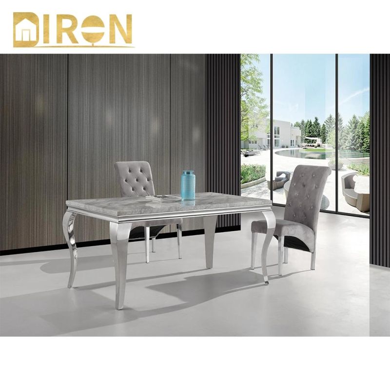 Hot Sale Good Design Modern Restaurant Dining Chair Metal Stainless Steel Chair