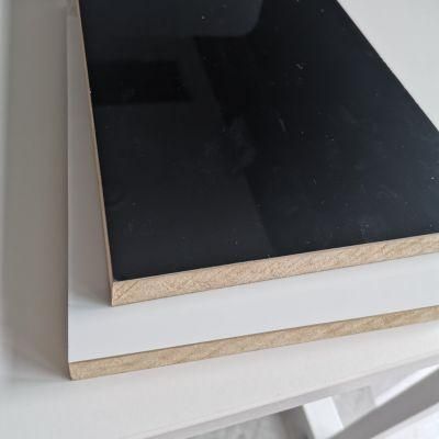 High Glossy Melamine MDF Board White Melamine MDF 3mm