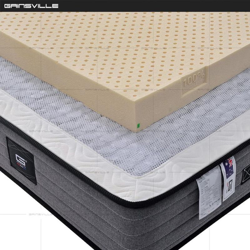 Customized Luxury Latex Bed Mattress Mini Pocket Spring Mattresses Gsv968