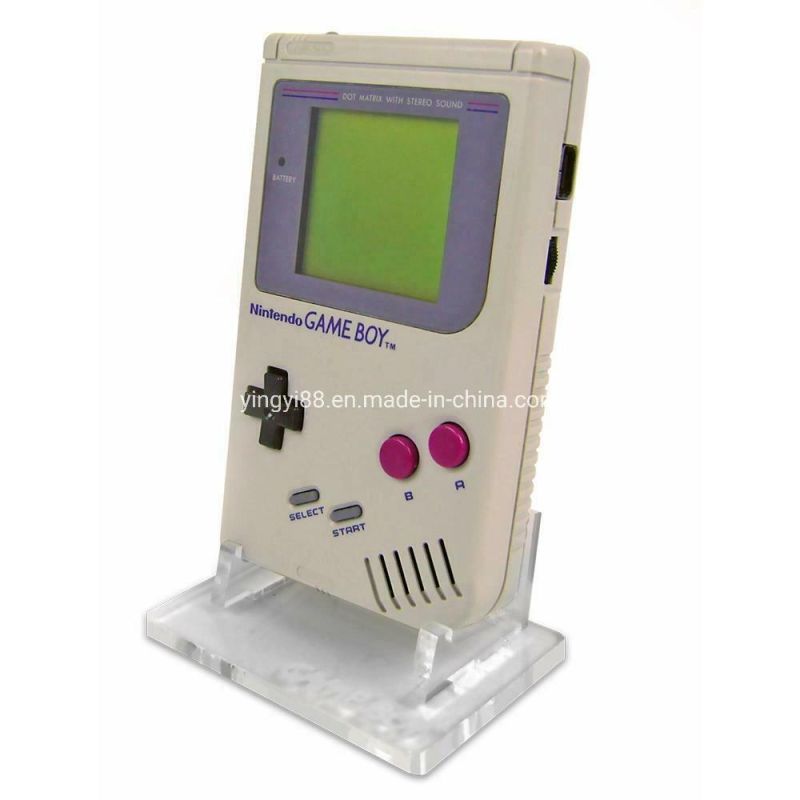 Customized Clear Acrylic Display Stand for Game Boy Console