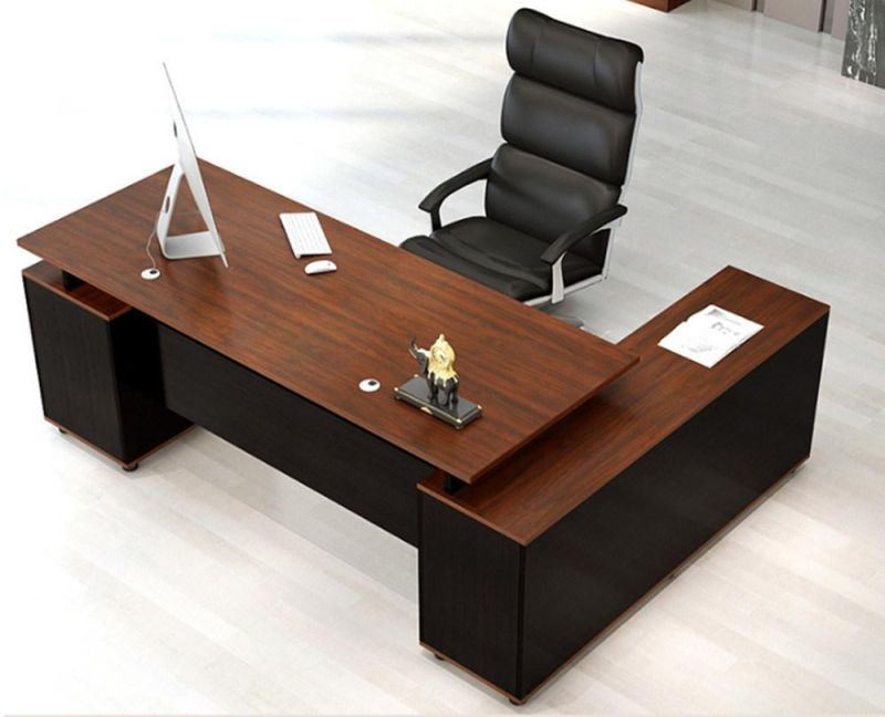 Modern Chinese Office Furniture Wooden Executive Computer Desk CEO Table