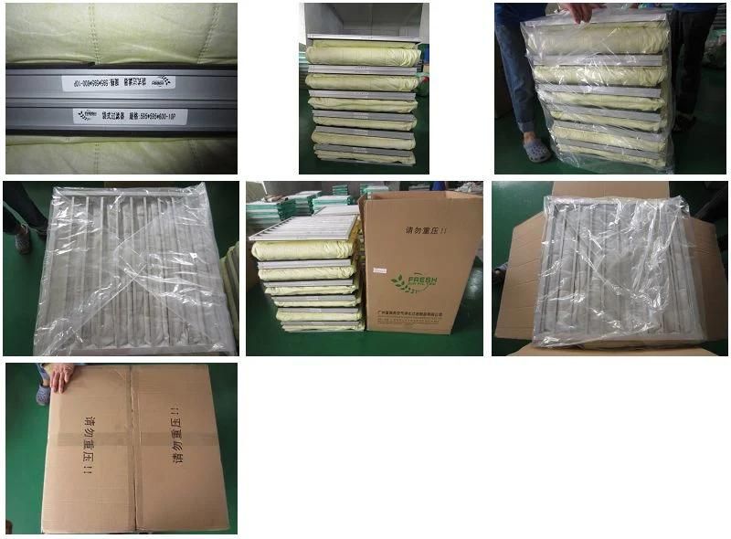 95% Efficiency F8 Nonwoven Fabric Pocket Air Filter