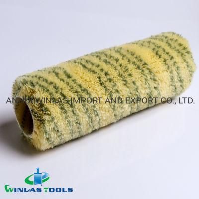 Yellow Base Green Line Acrylic 18mm Paint Roller Refill