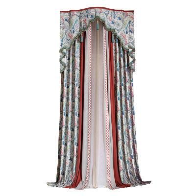 Luxury Turkey Model Hotel Window Blackout Polyester Velvet Fabric Price Eyelet Curtain