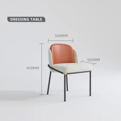 Wholesale Modern Restaurant Furniture PU Leather Steel Chair Banquet Dining Set