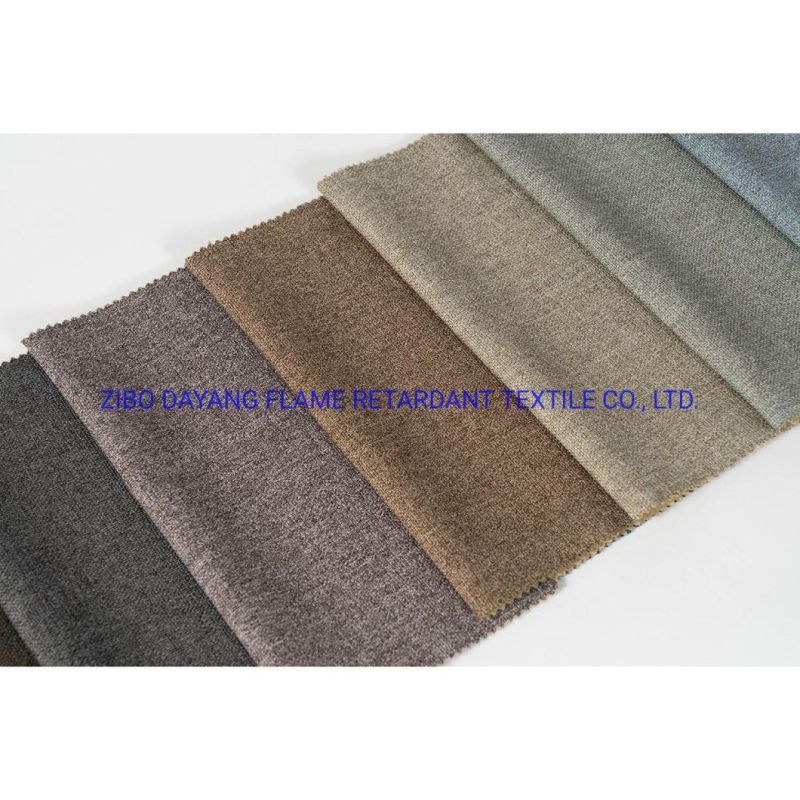 100% Polyester Flame Retardant Upholstery Fabric for Home Textile