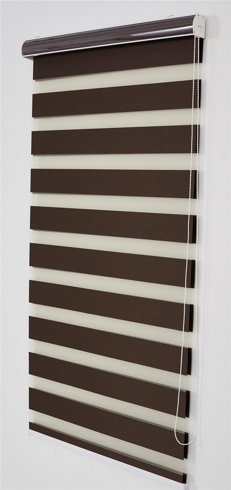 Double Layer Window Manual Chain Zebra Blinds