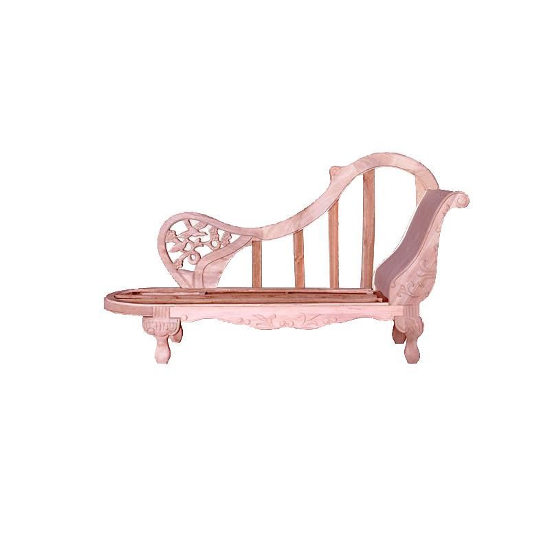 Wood Furniture Factory Wholesale Chaise Lounge in Optional Chaise Sofa Color