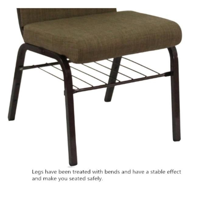 Modern Style Stackable Fabric Wedding Dining Meeting Banquet Church Chair