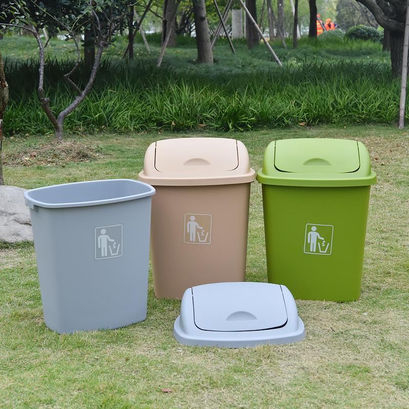 Large-Capacity Outdoor Use Commercial Covered Kitchen Household Extra Large Trash Can with Cover