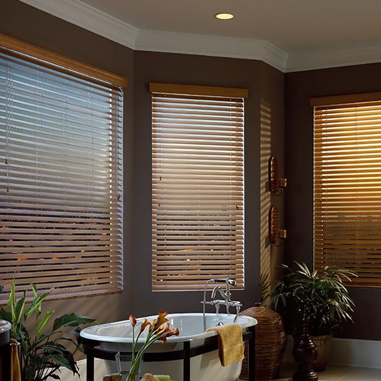 Hot Sales European Market Quality Basswood Slats Home Decoration Wooden Venetian Blinds