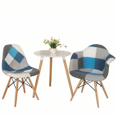 Cheap Price Classic Restaurant Living Room Fabric Chair European Scandinavian Dining Chairs