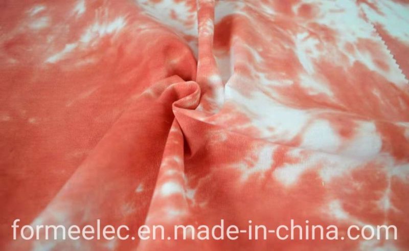 Summer Clothes Fabrics Spring Garment Fabric Shirt Hoody Cotton Fabric 20s 140g Tie-Dyed Poplin