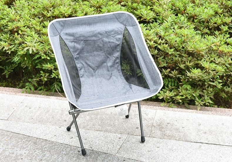 Portable Folding Chair Ultra Light Aluminum Alloy Folding Moon Chair Camping Beach Sketch Fishing Chair