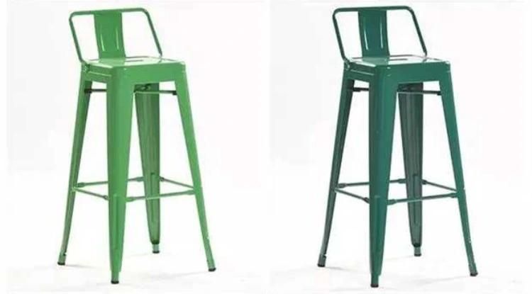 Cadeira De Bar Home Iron Bar Chairs Industrial Low Back Tolix Metal Bar Counter Stool