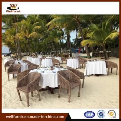 Outdoor Garden Wedding Events Beach Rattan Sofa Chairs (WF-050042)