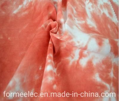 Spring Clothes Fabrics Summer Garment Fabric 20s 140g Tie-Dyed Poplin Shirt Hoody Cotton Fabric