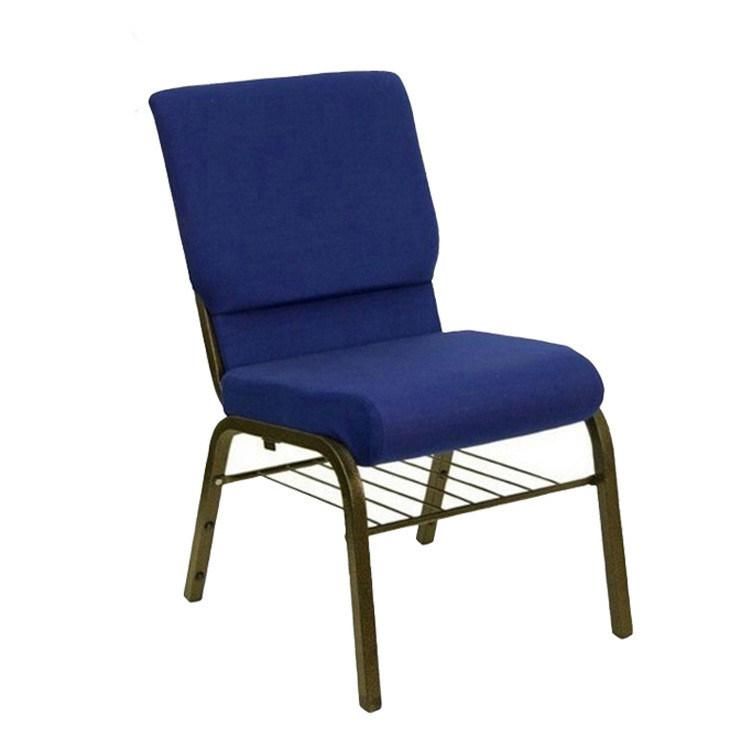 Cheap Price Lecture Hall Classical Furniture Armless Metal Church Chair