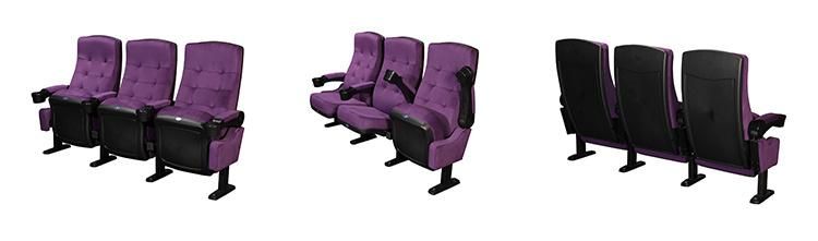 Movie Theater Furniture Cinema Chair Fabric Theater Seat