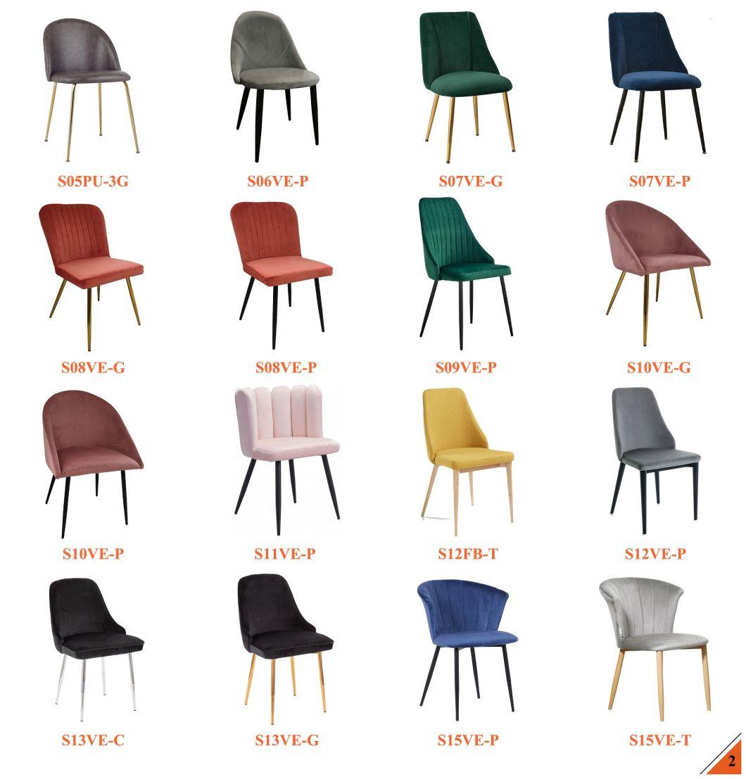 High Back Computer Desk Chair PU Leather Dining Chair