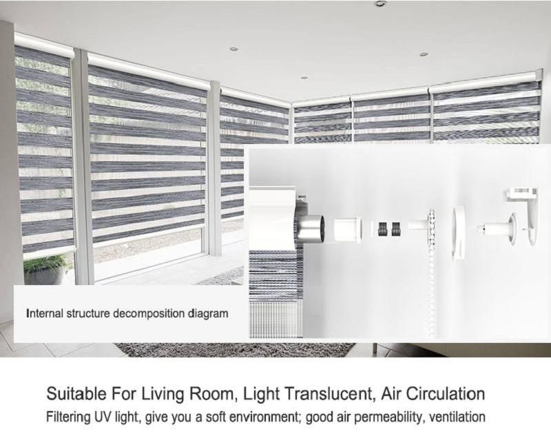 High Quality Window Fabric Germany Zebra Roller Blinds