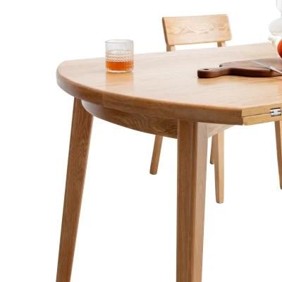 Furniture Modern Furniture Table Home Furniture Wooden Furniture Factory Supply Designs Round Extending Folding Wooden Round Dining Table Set