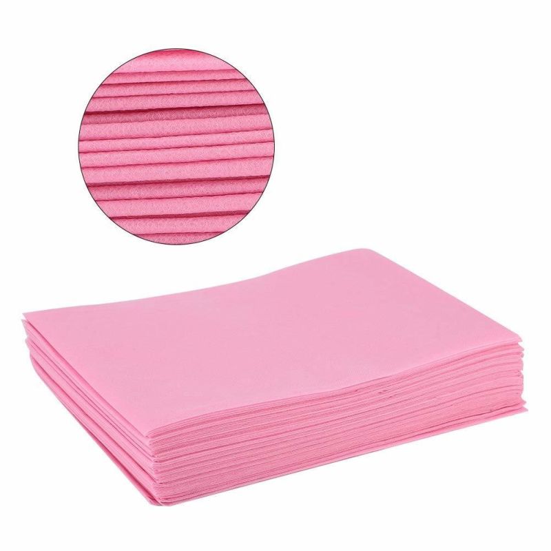 Disposable Plastic Single Bed Fitted Sheets for Hospital Elastic Bedsheet PP Nonwoven Fitted Disposable Bed Sheets for Hospital